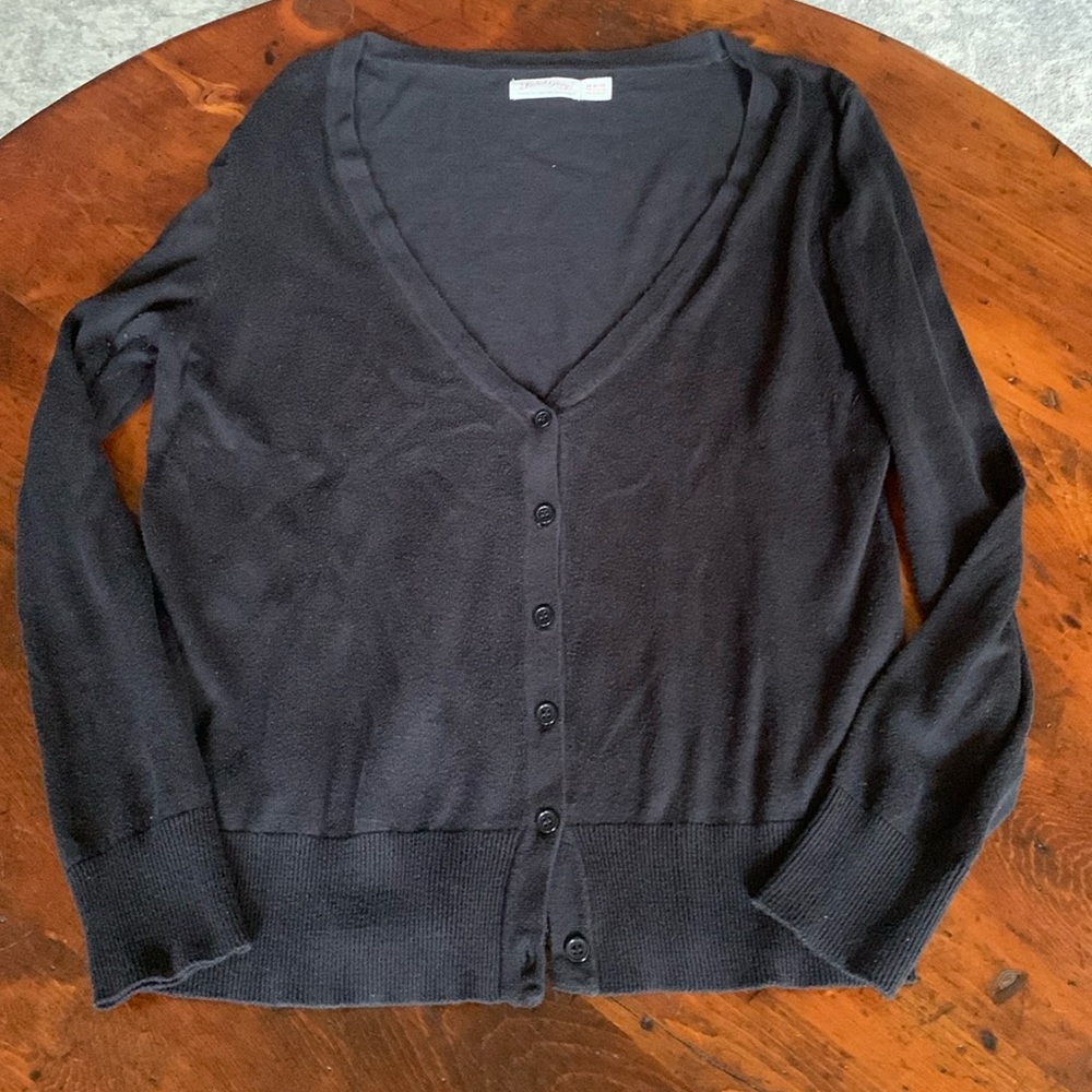 Black Basic Cardigan